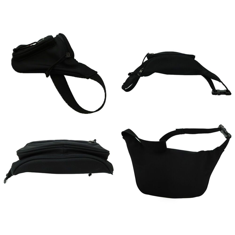 Balenciaga Body Logo Pack Bag Belt Crossbody Explorer Waist Black